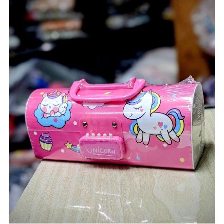 PASSWORD PENCIL BOX WITH WHITEBOARD & MARKER