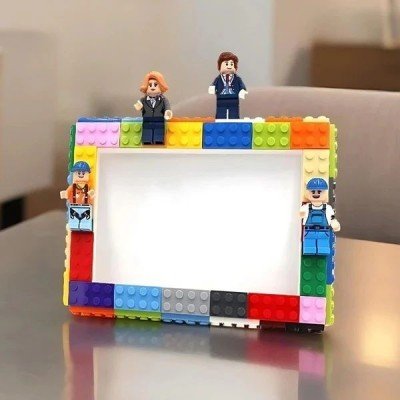 DIY LEGO PHOTO FRAME (4" BY 6")