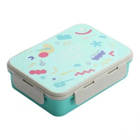 LUNCH BOX 7099A - 3 GRID + 150 ML STEEL CONTAINER - INDIVIDUALLY SEALED