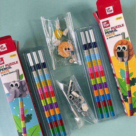 DIY LEGO PENCILS (PACK OF 3 PENCILS)