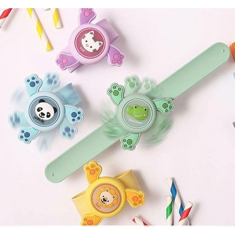 FIDGET SPINNER WITH LIGHT & SILICON STRAP