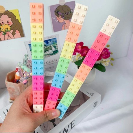 LEGO STACKABLE HIGHLIGHTERS (6 COLORS STACK)
