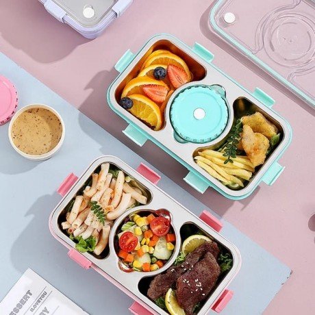 LUNCH BOX 7108 (650 ML + 150 ML PLASTIC BOWL)