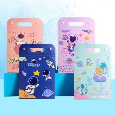 DOCUMENT FOLDERS - UNICORN & SPACE