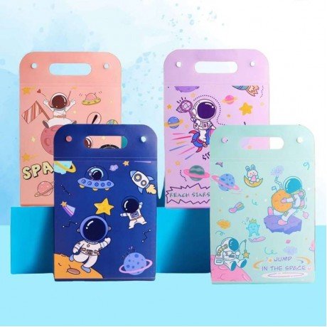DOCUMENT FOLDERS - UNICORN & SPACE