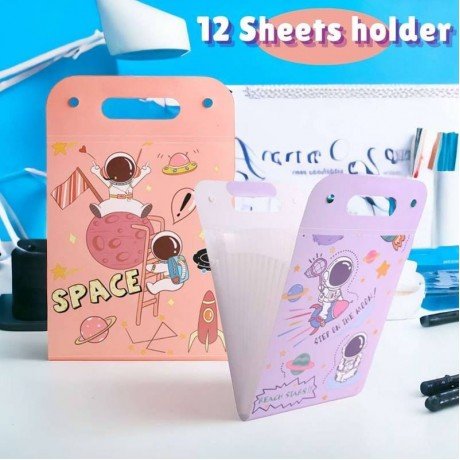 DOCUMENT FOLDERS - UNICORN & SPACE
