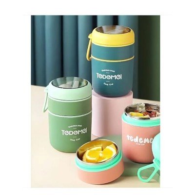 TEDEMEI 2 LAYER STAINLESS STEEL LUNCH BOX 710 ML