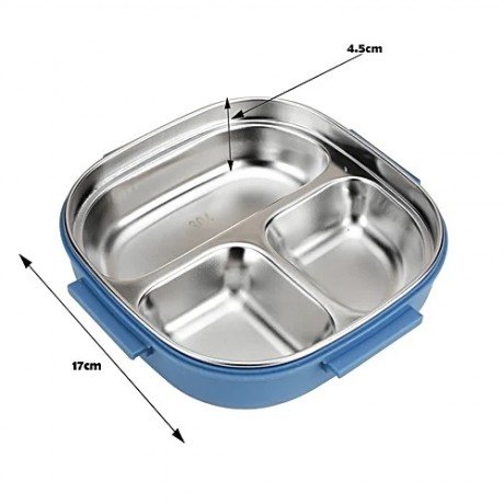 TEDEMEI LUNCH BOX 3 COMPARTMENT - KIDS BENTO BOX
